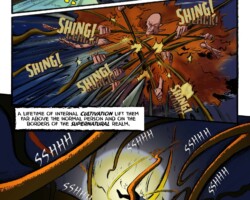 One page from <a href="https://www.cexpublishing.com/product/howling-snow-a-kung-fu-fable/" target="_blank" rel="noopener">the CEX Publishing comic Howling Snow</a> by <b><a href="https://www.cexpublishing.com/creators/david-ramirez/" target="_blank" rel="noopener">David Ramirez</a></b> and <b><a href="https://www.cexpublishing.com/creators/ensoul/" target="_blank" rel="noopener">Ensoul</a></b>